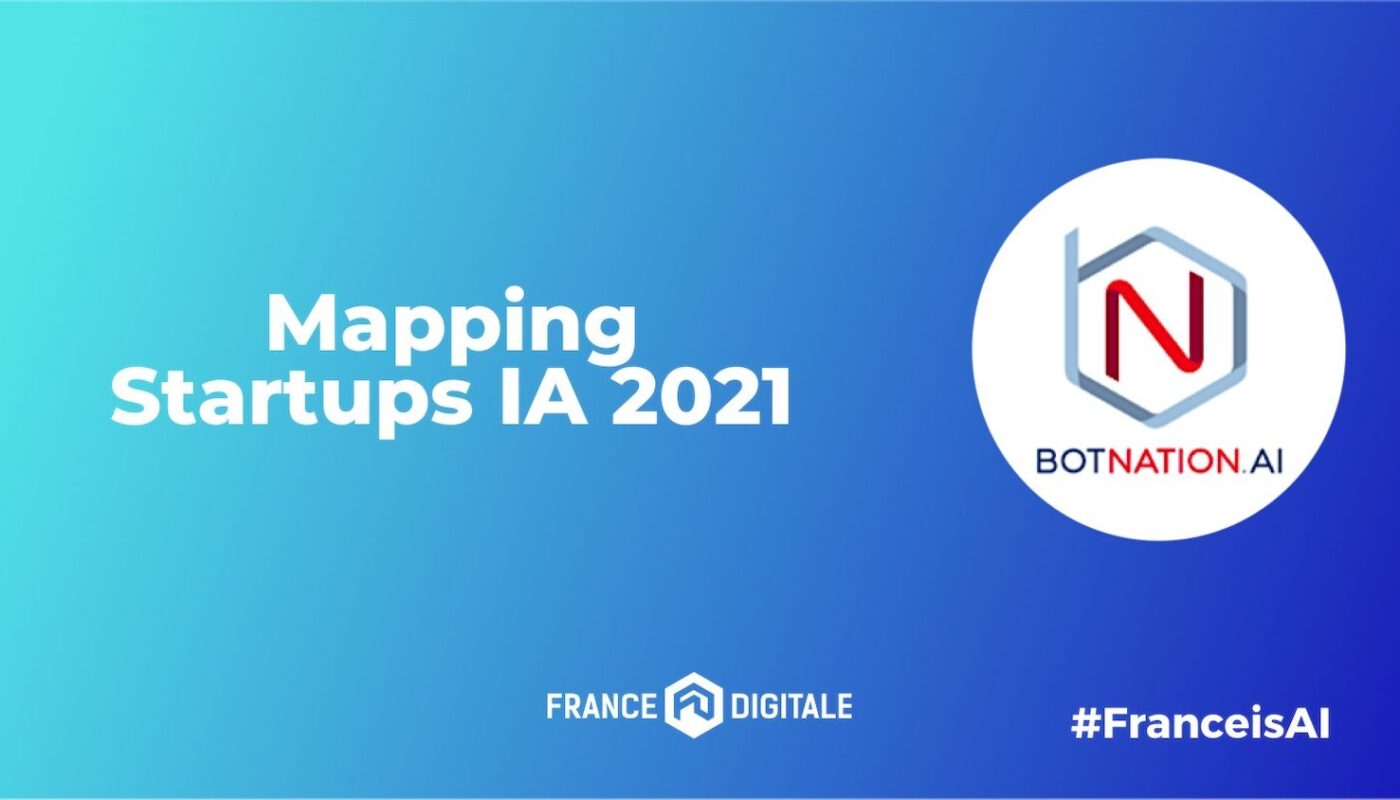 Botnation dans le mapping des start ups de France Digitale
