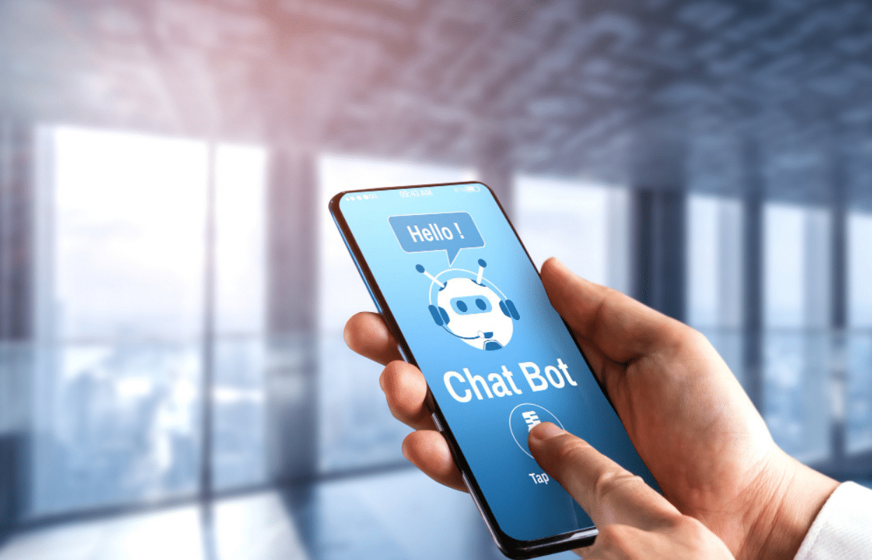 Chatbot sur téléphone
