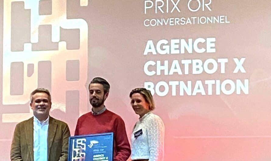 Le Prix Or du Conversationnel des Cas d&rsquo;Or remporté par Botnation