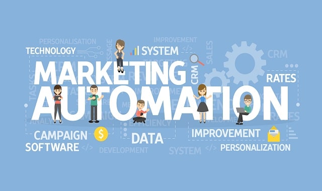 Marketing automation concept.