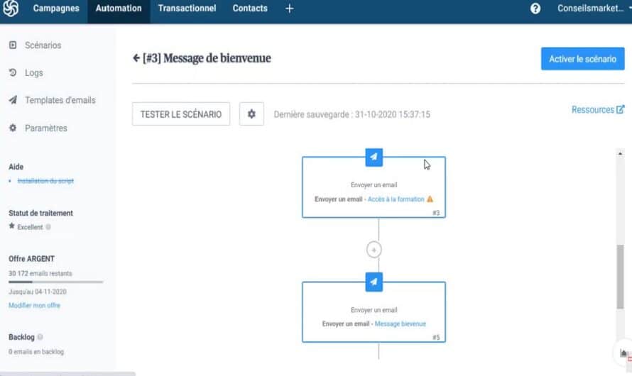 Comment faire du Marketing Automation avec Sendinblue ?