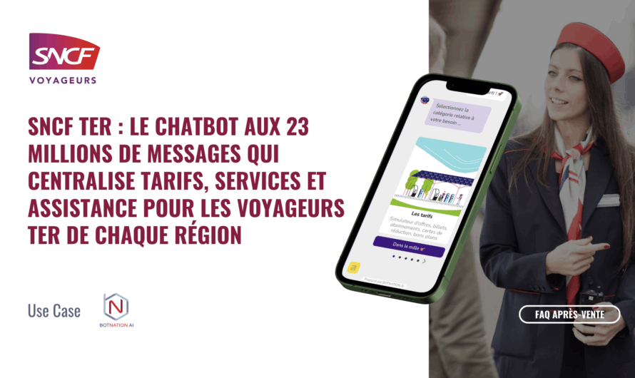 SNCF TER : le chatbot aux 23 millions de messages qui centralise tarifs, services et assistance pour les voyageurs régionaux